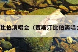 贾斯汀比伯演唱会（贾斯汀比伯演唱会上海）