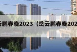 岳云鹏春晚2023（岳云鹏春晚2023歌曲）