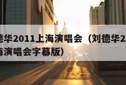 刘德华2011上海演唱会（刘德华2011上海演唱会字幕版）