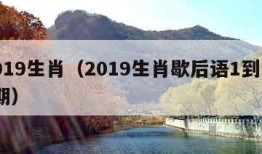 2019生肖（2019生肖歇后语1到153期）