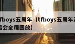 tfboys五周年（tfboys五周年演唱会全程回放）