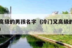 冷门又高级的男孩名字（冷门又高级的男孩名字古风）