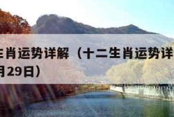 十二生肖运势详解（十二生肖运势详解2022年5月29日）