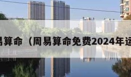 周易算命（周易算命免费2024年运程）