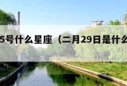 2月25号什么星座（二月29日是什么星座）