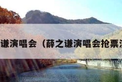 薛之谦演唱会（薛之谦演唱会抢票流程）