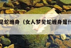 女人梦见蛇缠身（女人梦见蛇缠身是什么预兆）