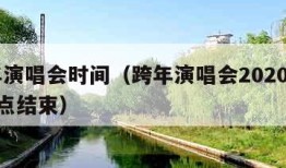 跨年演唱会时间（跨年演唱会20202021几点结束）