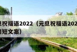 元旦祝福语2022（元旦祝福语2024最火简短文案）