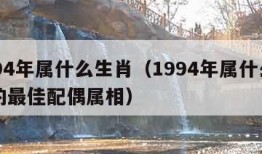 1994年属什么生肖（1994年属什么生肖的最佳配偶属相）