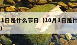 10月1日是什么节日（10月1日是什么节日啊）