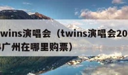 twins演唱会（twins演唱会2024广州在哪里购票）