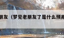 梦见老朋友（梦见老朋友了是什么预兆周公解梦）