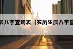 农历生辰八字查询表（农历生辰八字查询表八字代号）